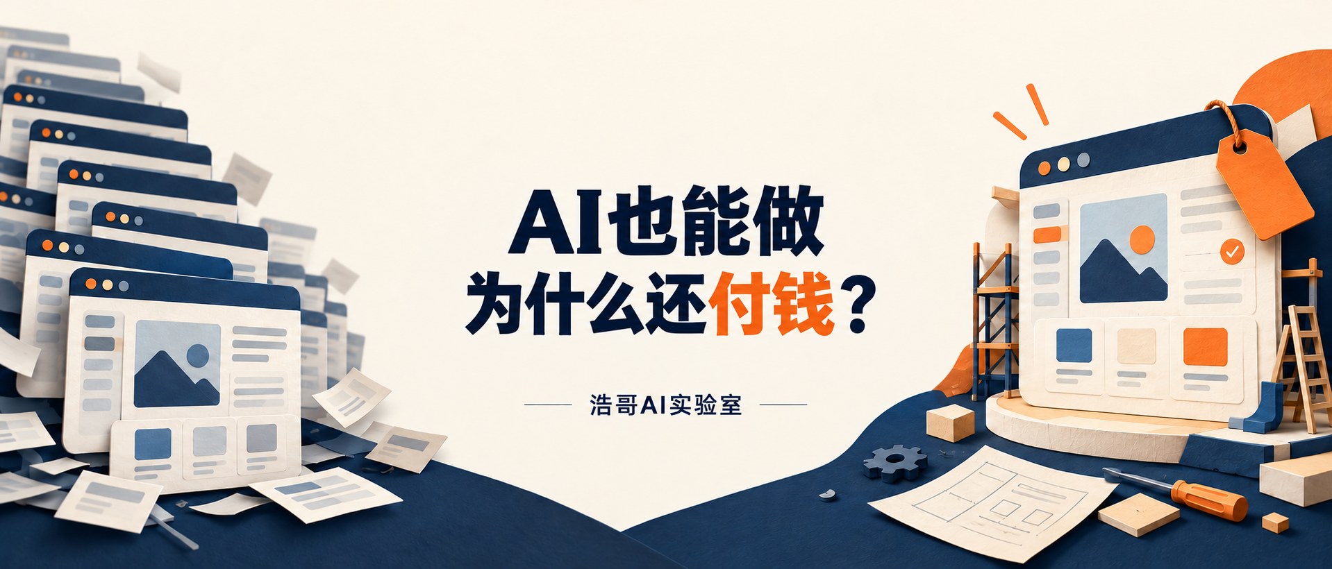 AI也能做，为什么还付钱？