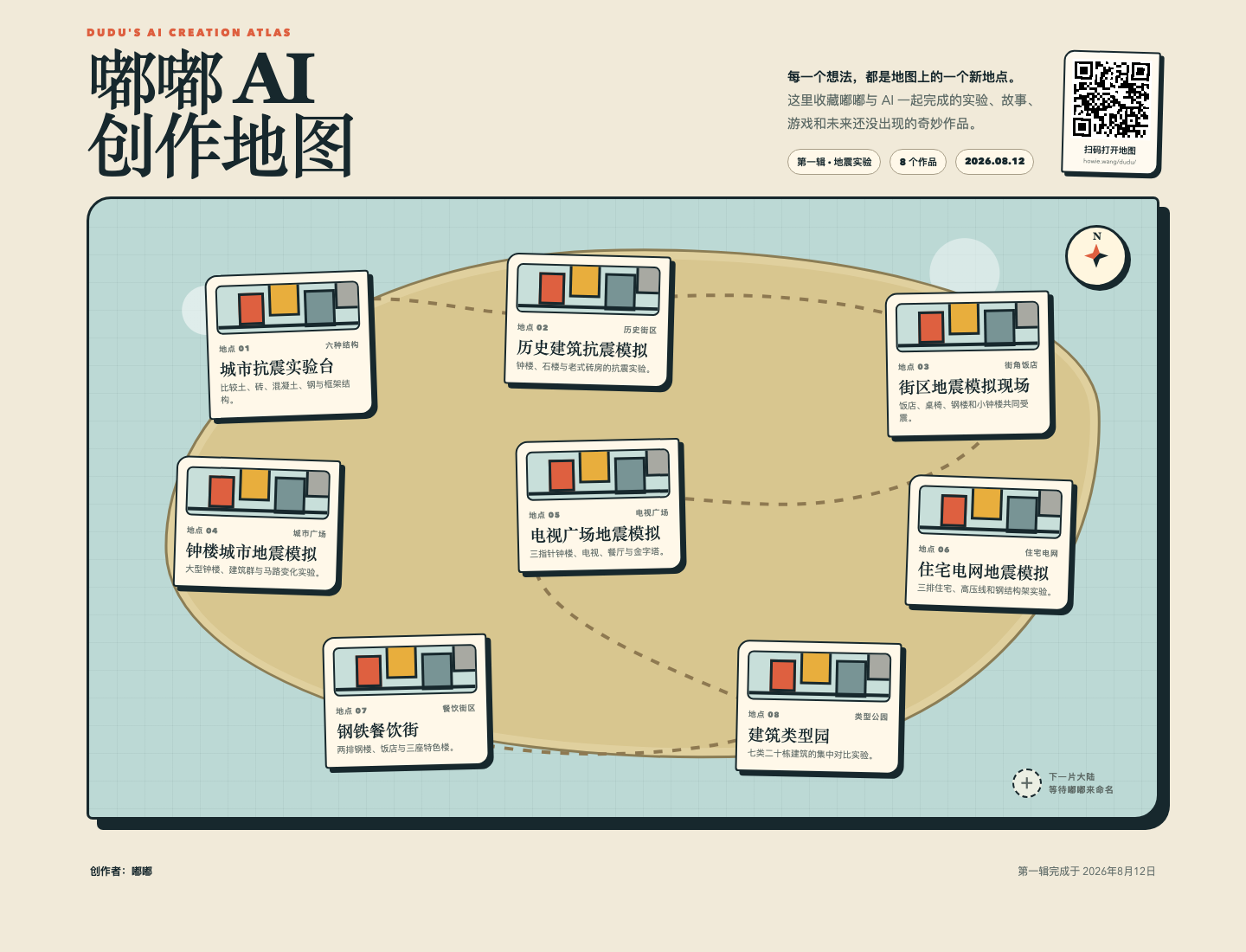 嘟嘟AI创作地图首页