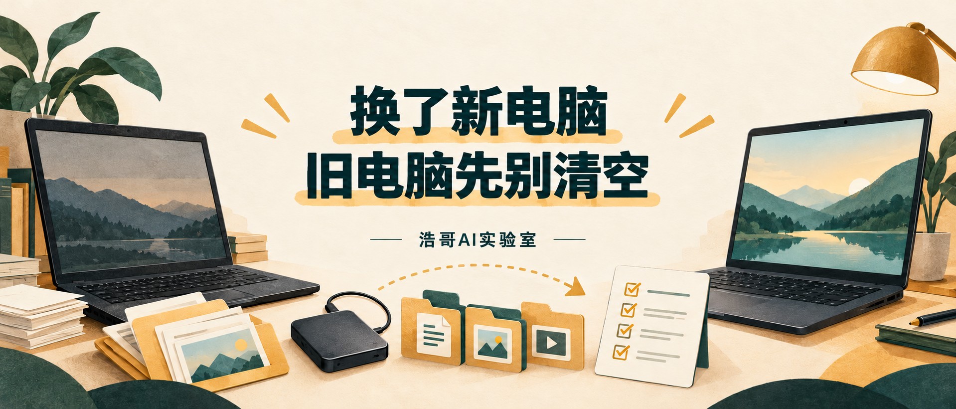 换电脑，别漏了这些